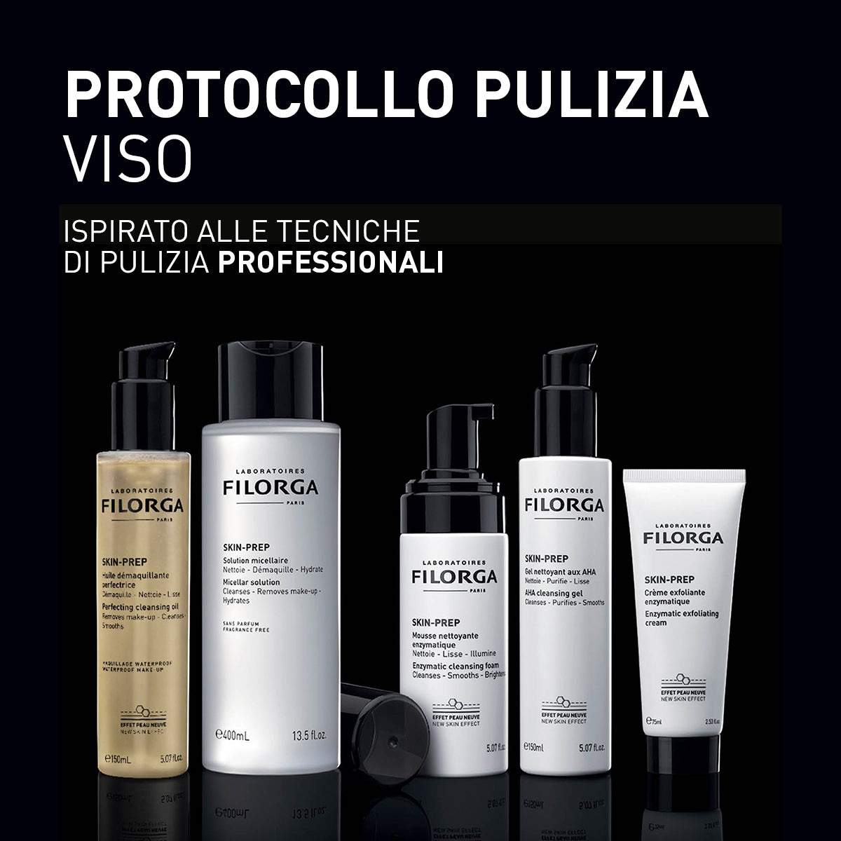 SKIN PREP GEL DETERGENTE CON ACIDI AHA